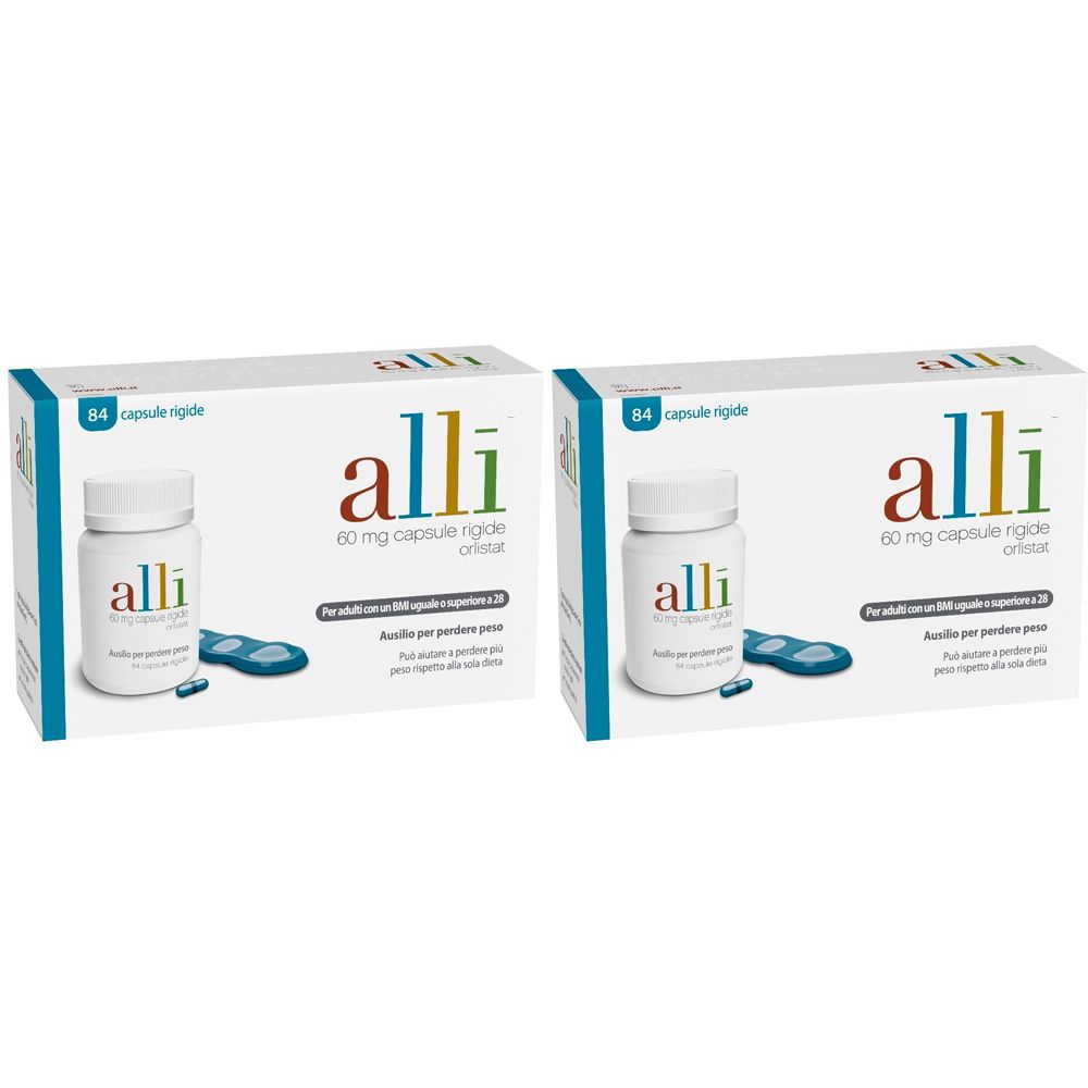 Alli® 60 mg Set da 2 2x84 pz Capsule