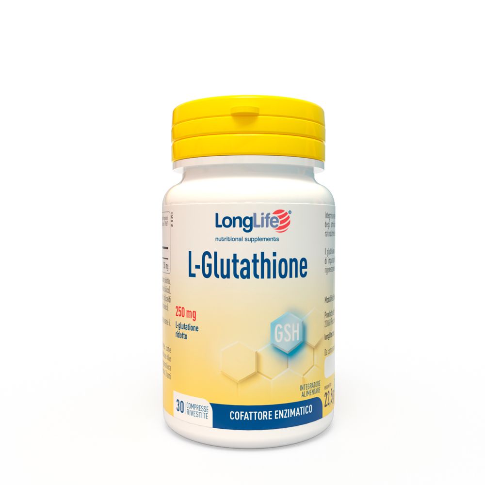 LongLife® L-Glutathione 250 mg 30 pz Compresse