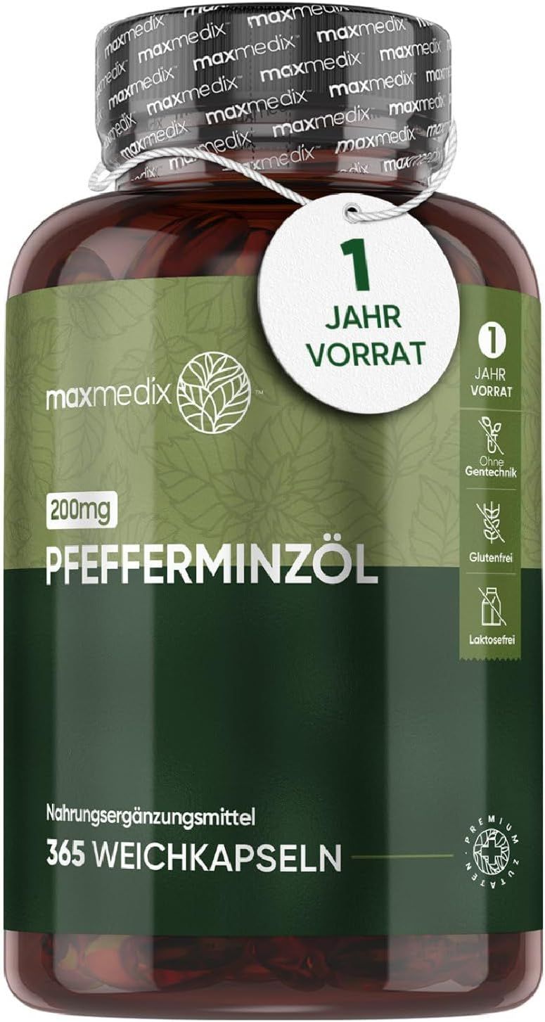 maxmedix Olio di menta piperita 365 St
