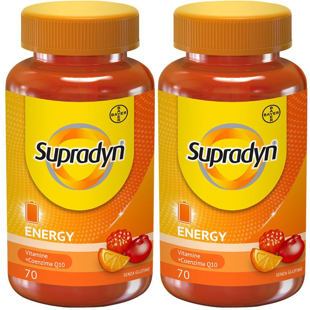 Supradyn Energy Integratore Multivitaminico Caramelle Gommose Set da 2