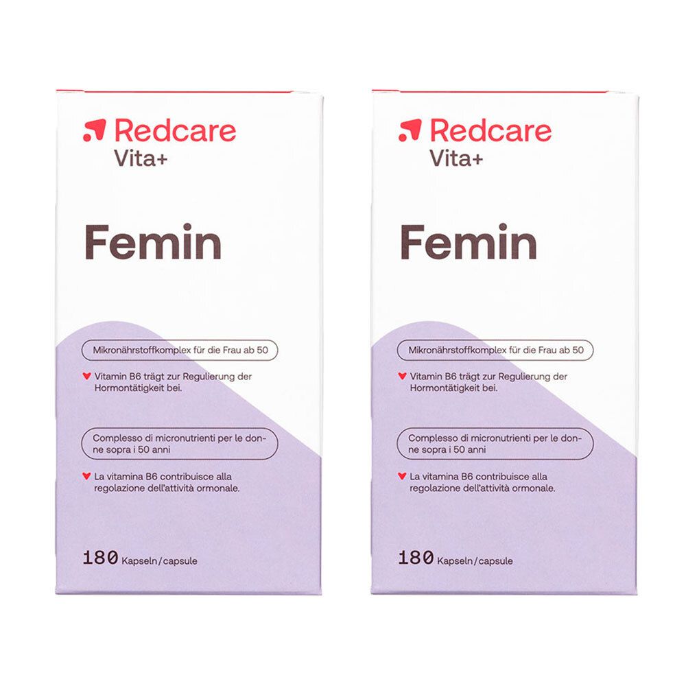 Redcare Vita+ Femin Set da 2 2x180 pz Capsule