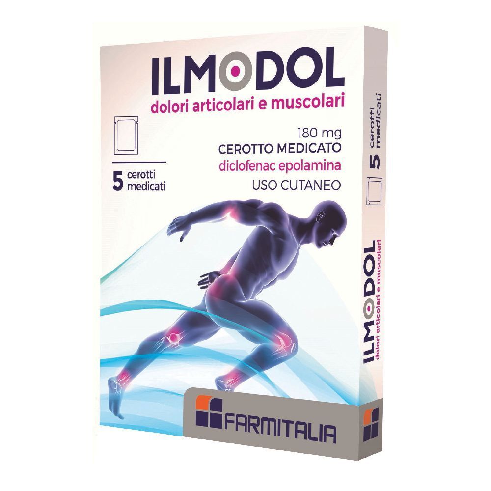 Ilmodol dolori articolari e muscolari 180 mg cerotto medicato 5 pz Cer