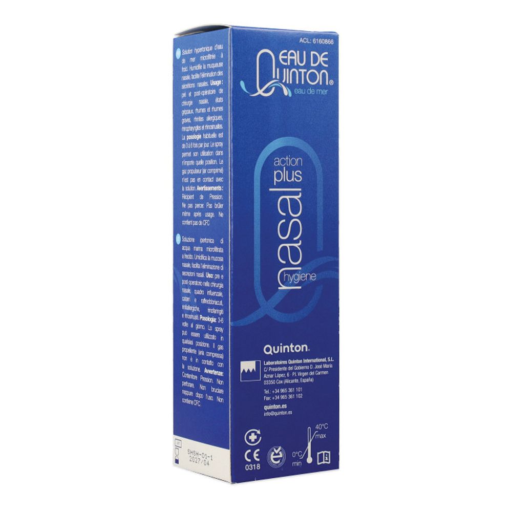 Quinton Spray Nasale Action Ipertonic 100 Ml 1 pz