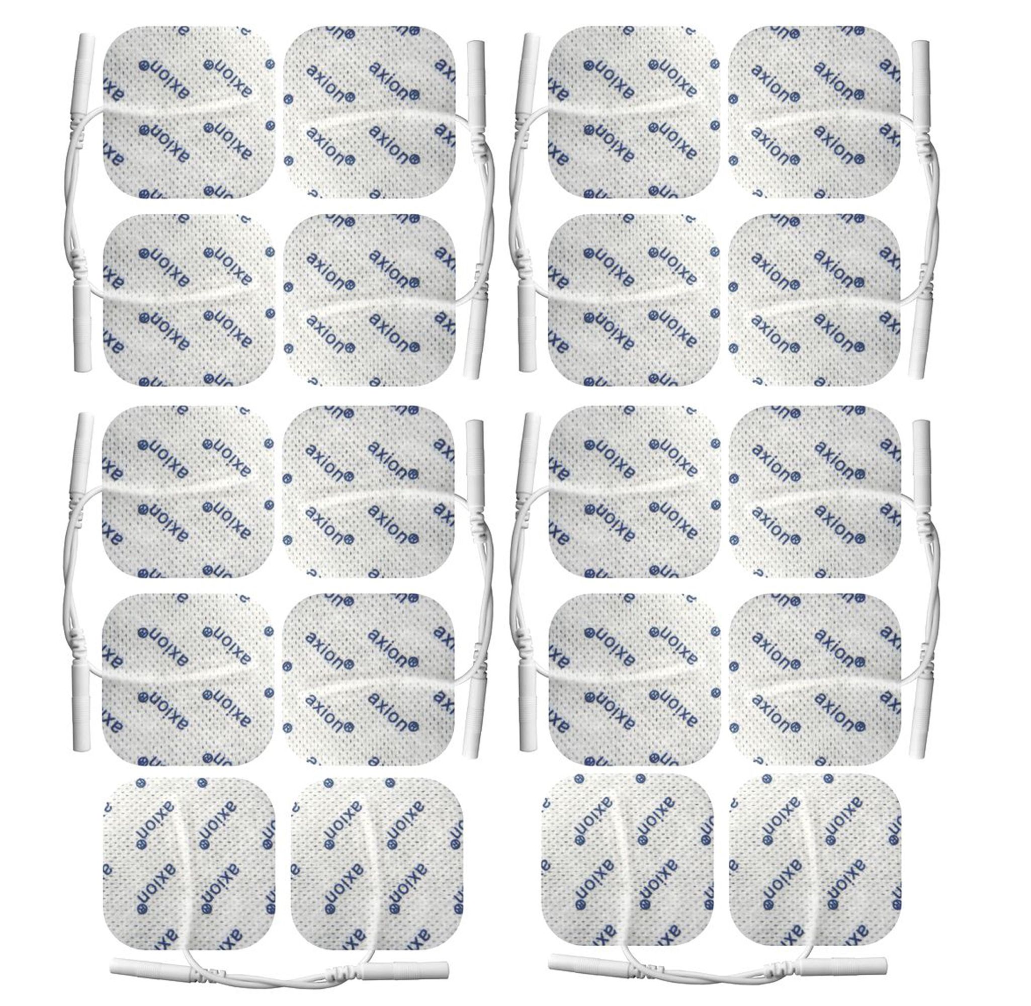 axion pads autoadesivi per elettrodi, 5x5 cm - compatibili con axion,