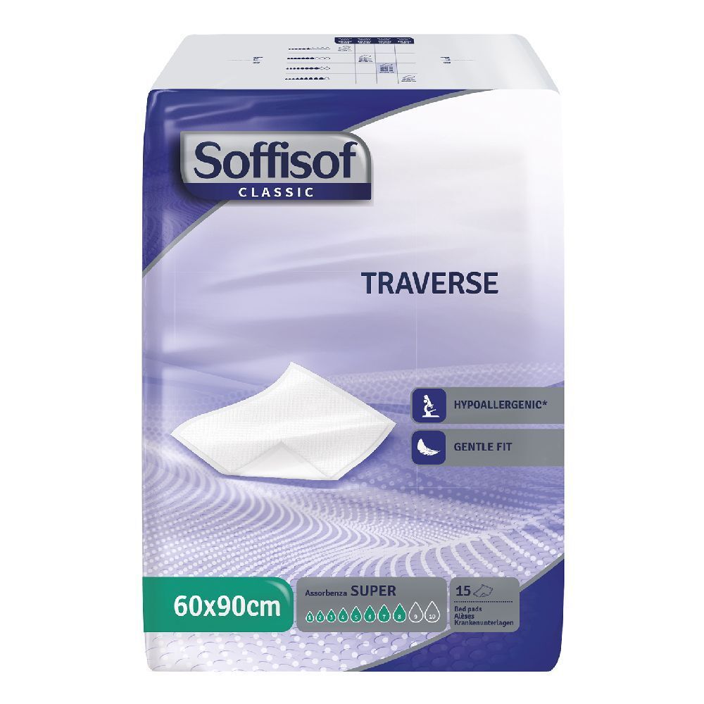 Soffisof Classic Traverse Assorbenti Salvamaterasso 60 cm x 90 15 pz C
