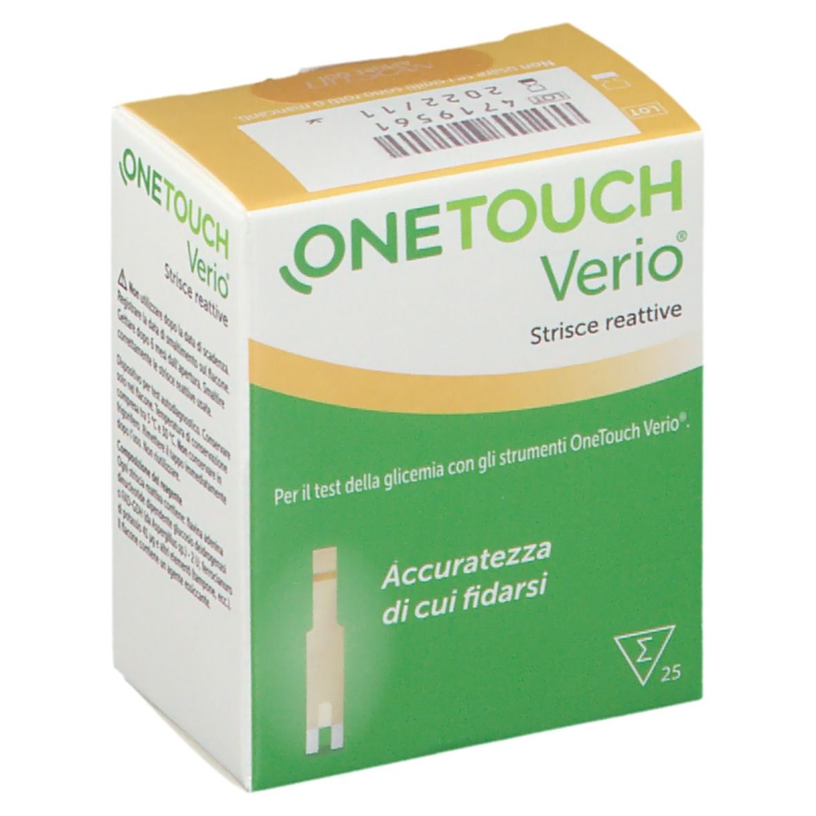 Onetouch® Verio® 25 pz Strisce reattive