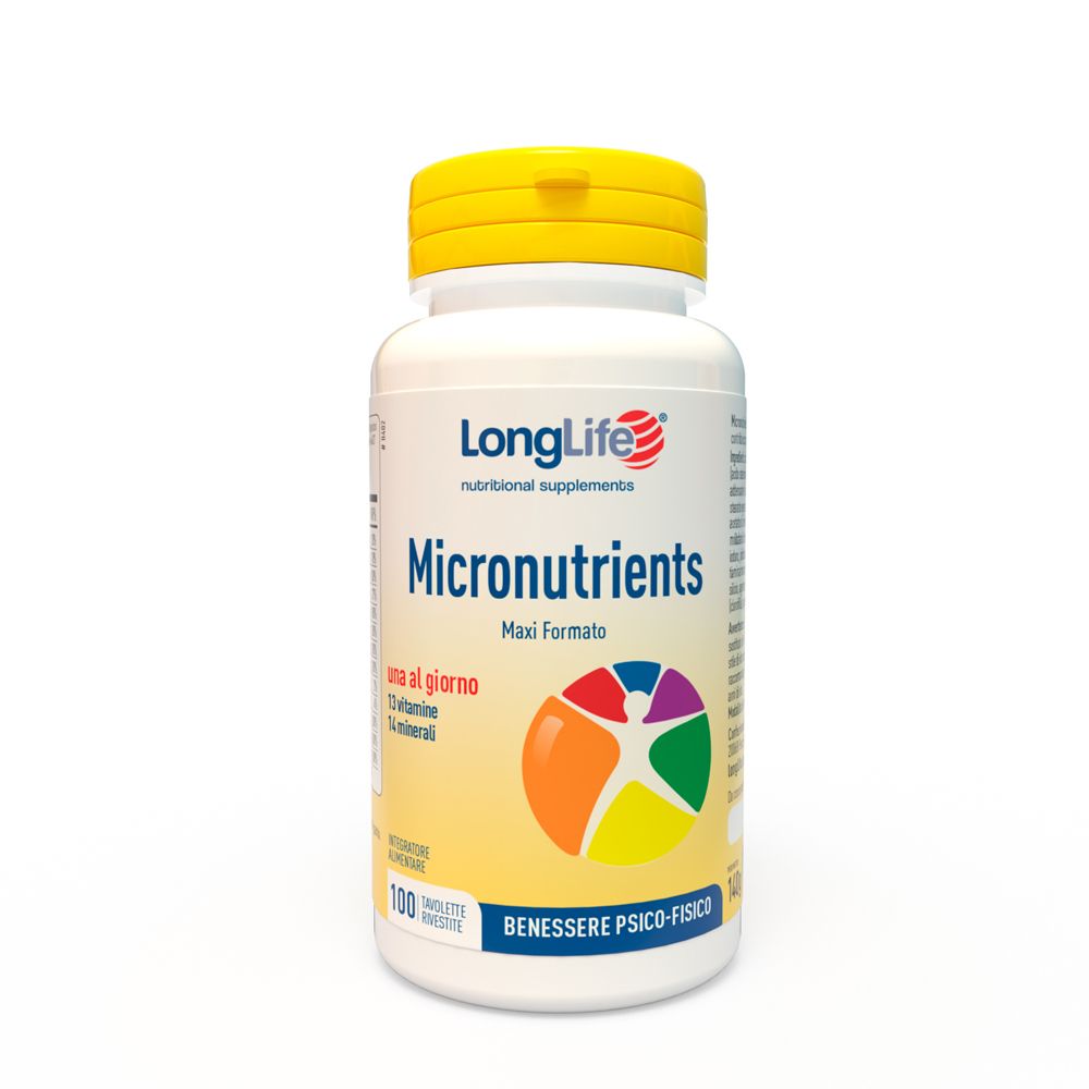 LongLife® Micronutrients 100 pz Compresse masticabili