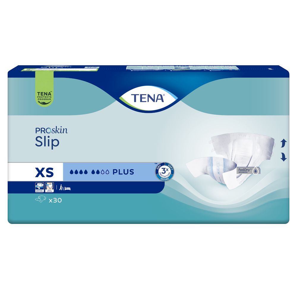 Tena Proskin Slip Plus Pannolino Mutandina per Incontinenza Taglia XS