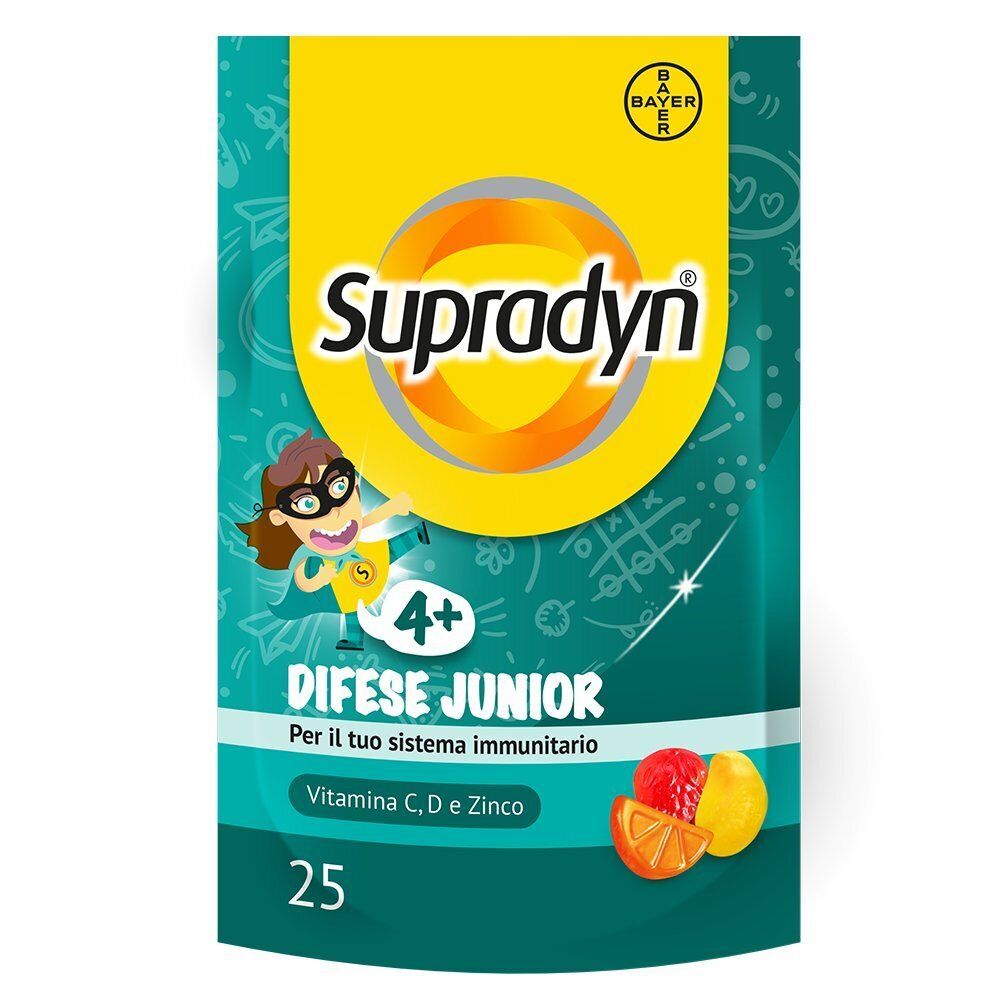 Supradyn Difese Junior Integratore per Bambini Caramelle Gommose 41,25
