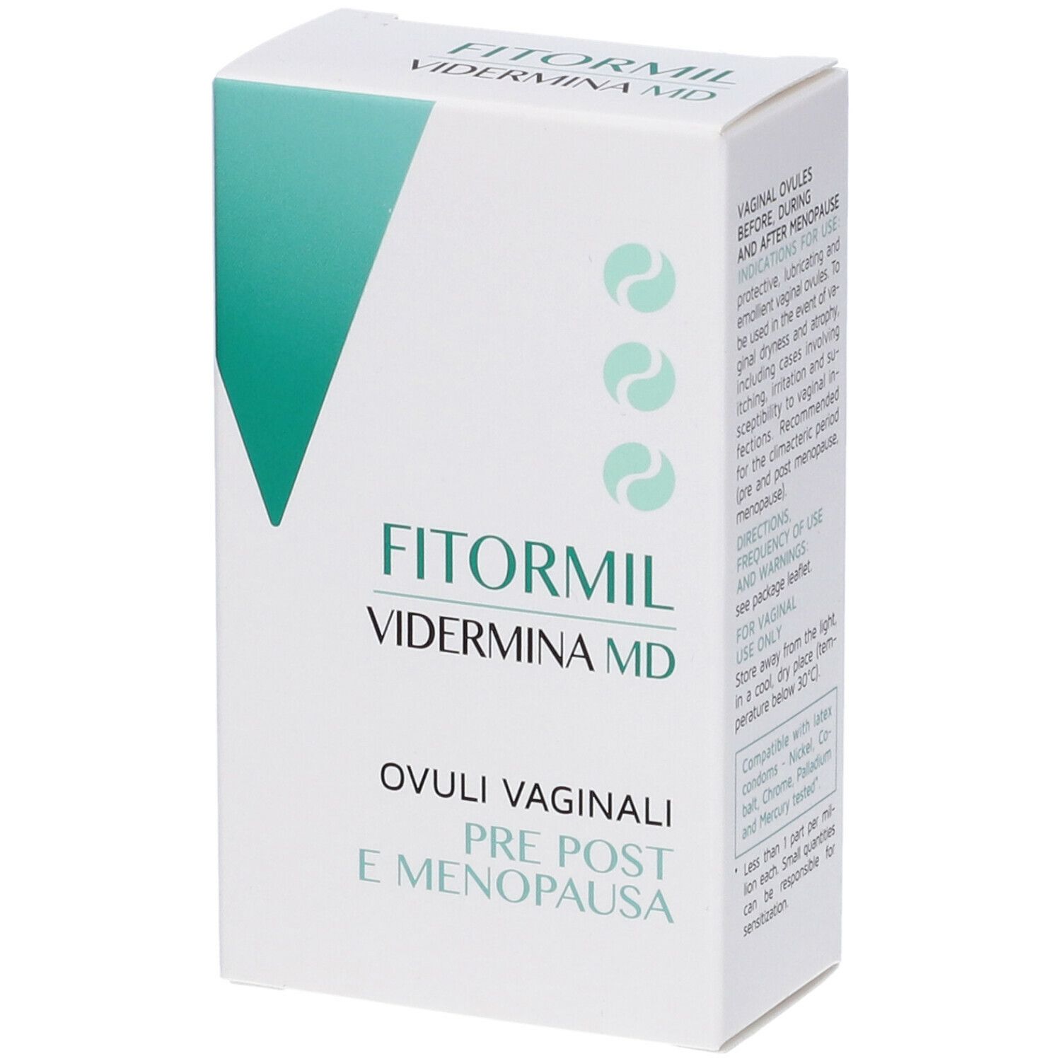 Vidermina Fitormil Menopausa Ovuli Vaginali 10 pz