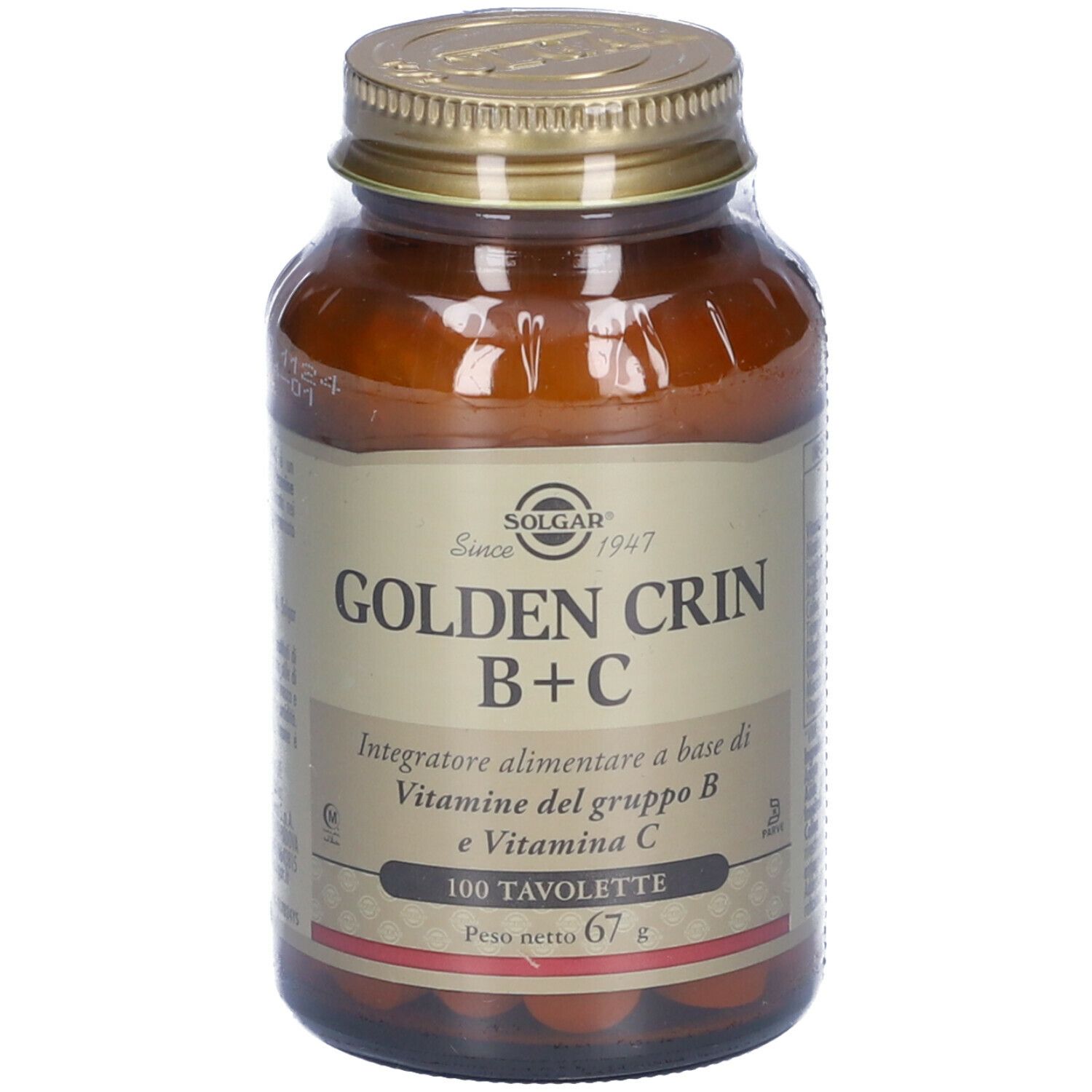 SOLGAR® Golden Crin B+C 67 g Tavolette