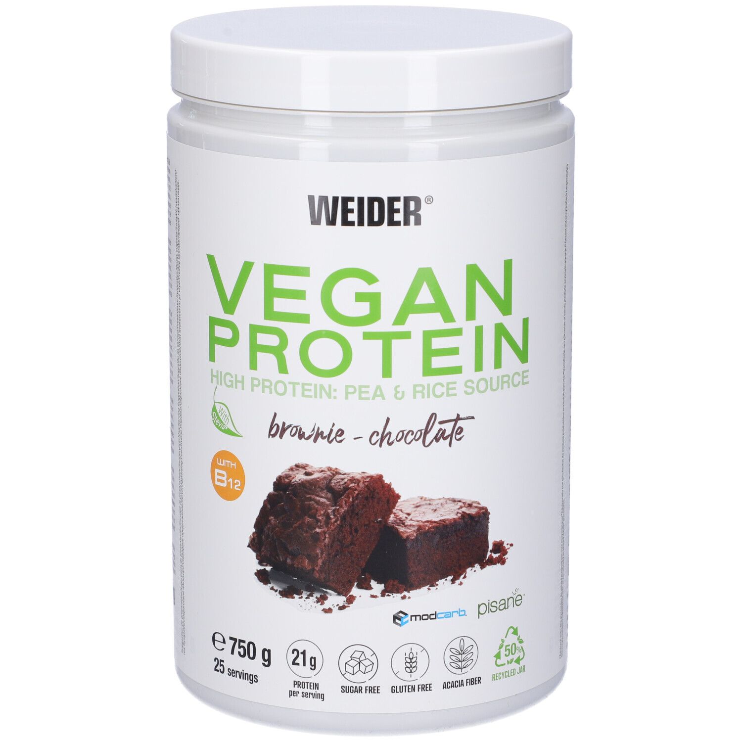Weider Vegan Protein Cioccolato 750 G g Polvere per soluzione orale