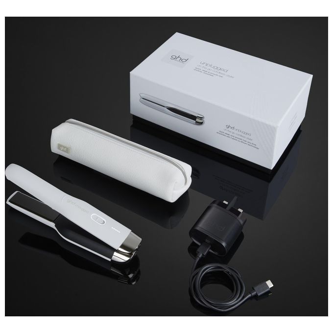 GHD Unplugged Piastra per capelli Caldo Bianco 1 St