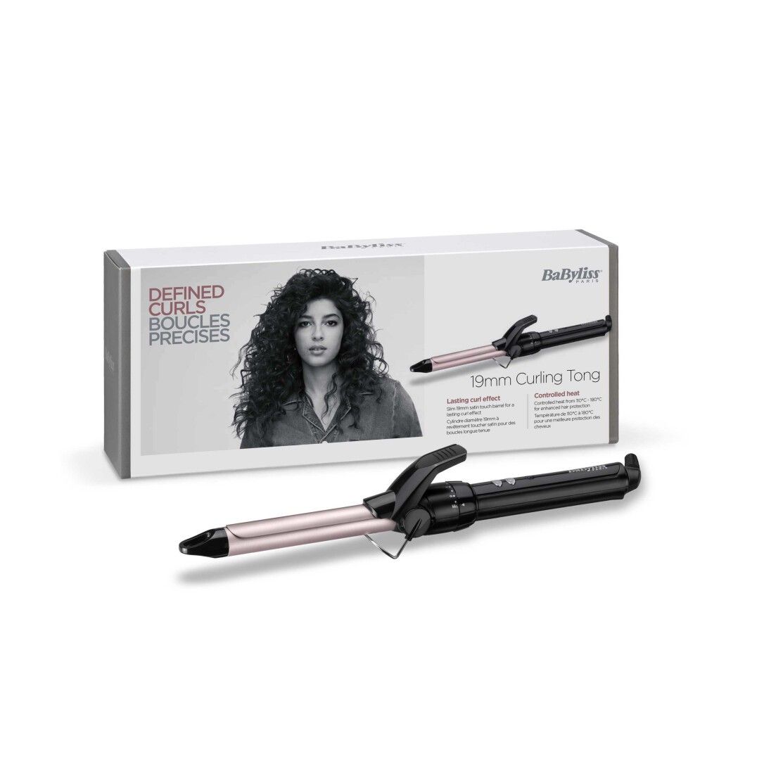 Ferro arricciacapelli/piastra per capelli BaByliss C319E nero 1 St