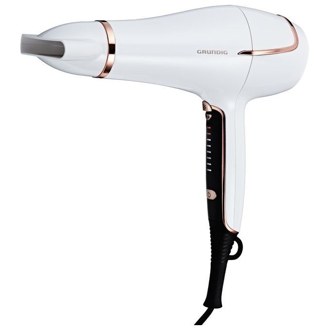 Grundig HD 7880 asciuga capelli 2200 W Rose Gold, Bianco 1 St