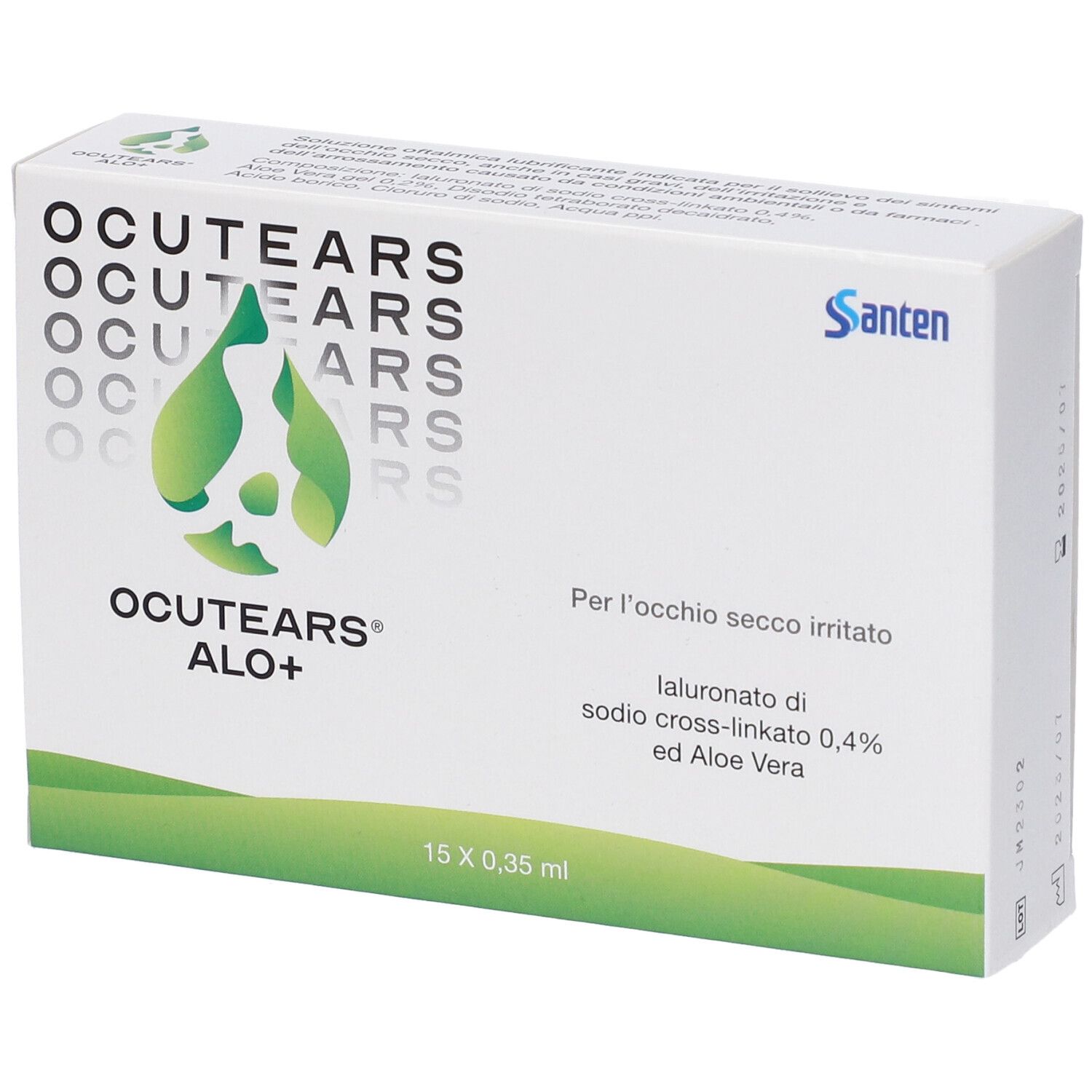 Ocutears Alo+ Collirio Lubrificante 15x0,35 ml Gocce oftalmiche