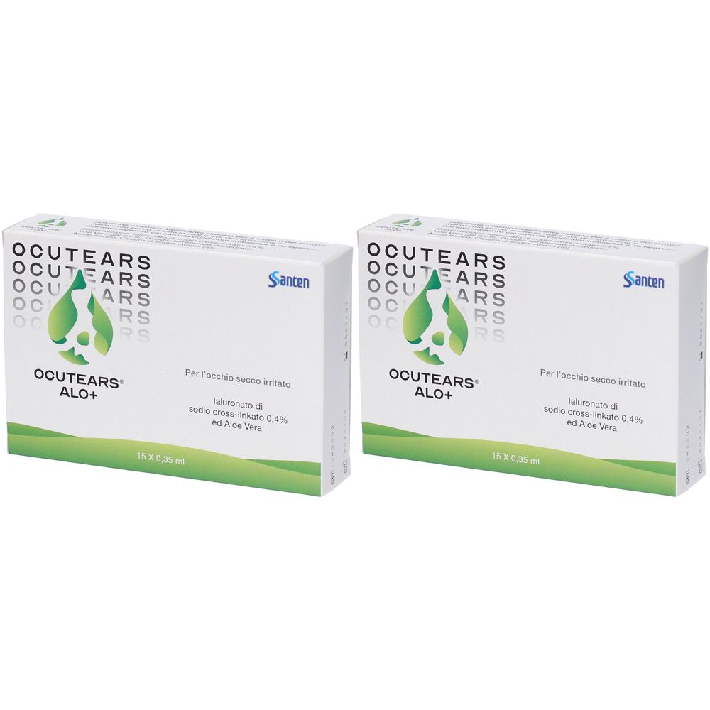 Ocutears Alo+ Collirio Lubrificante Set da 2 2x15x0,35 ml Gocce oftalm