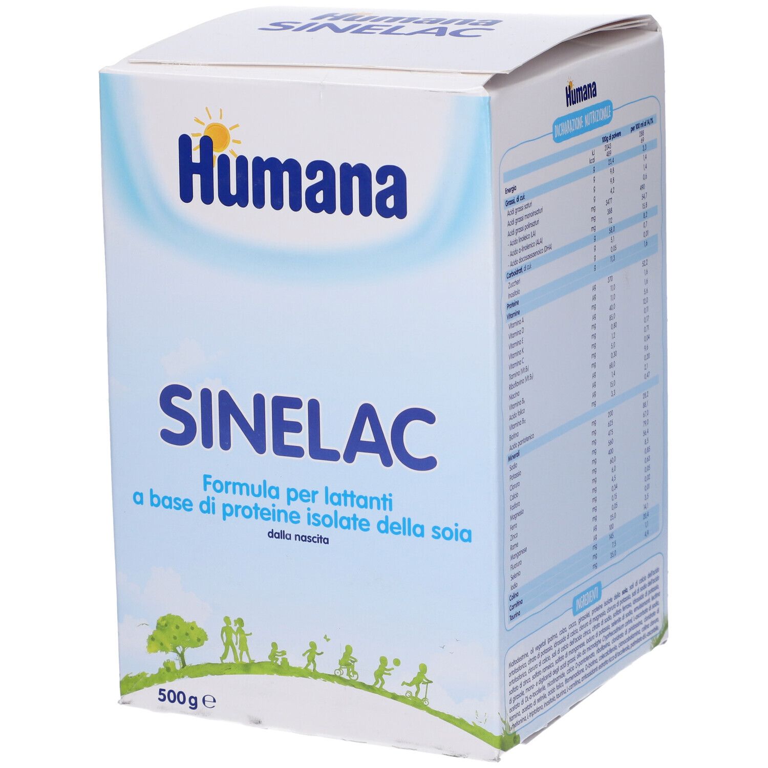Humana Sinelac Dalla Nascita Latte in Polvere 2x250 g