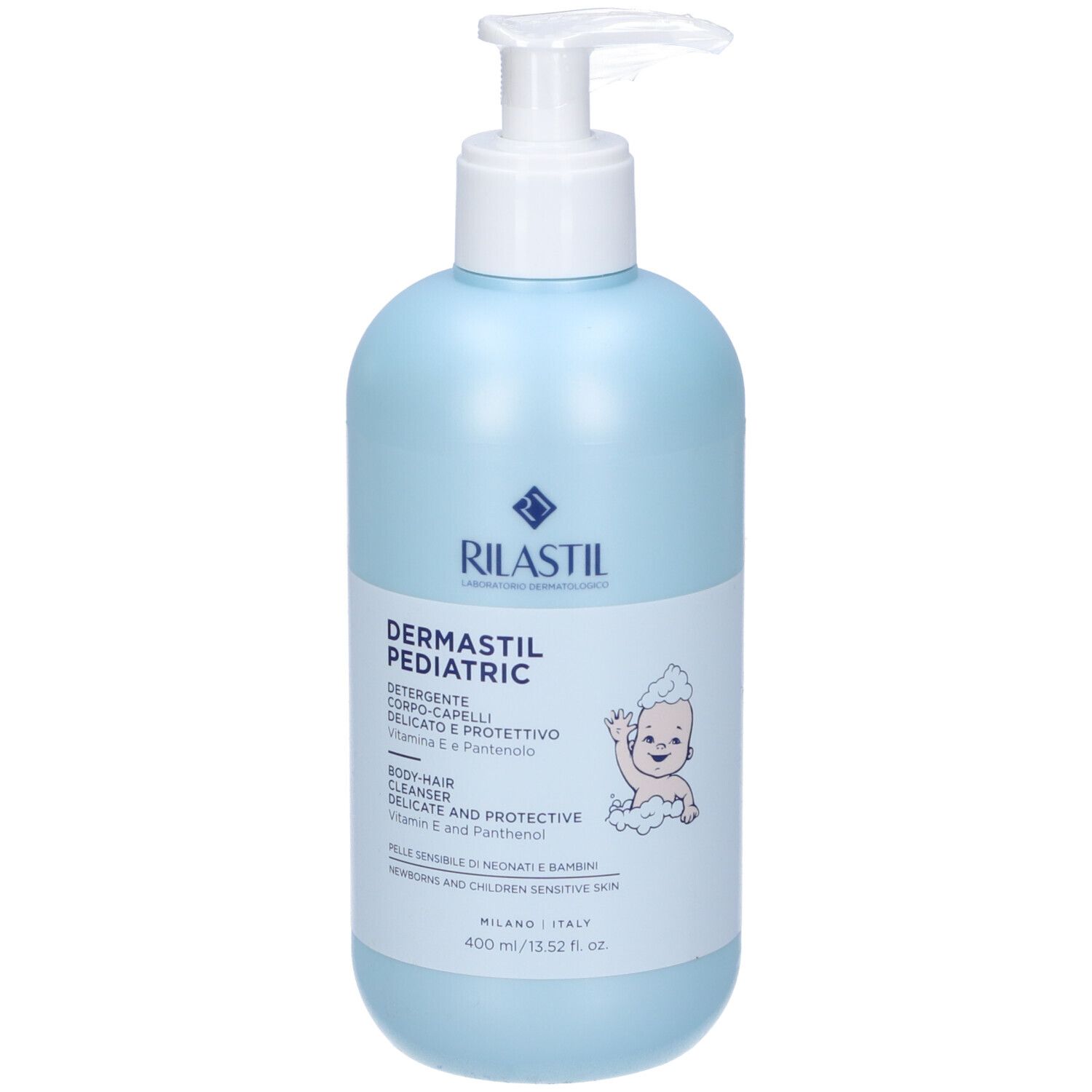 Rilastil Dermastil Pediatric Detergente Corpo e Capelli 400 ml