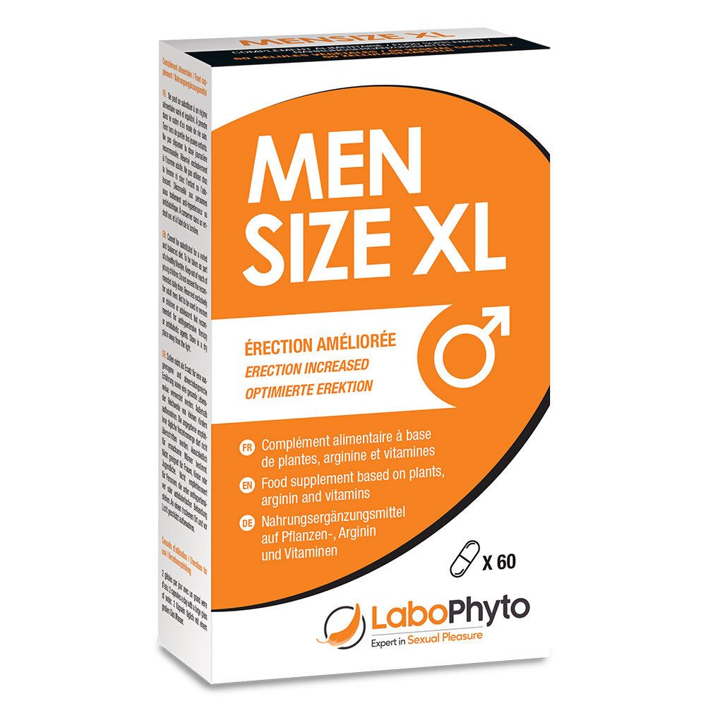 Men Size XL | Capsule per uomo erezioni più forti LABOPHYTO 60 pz