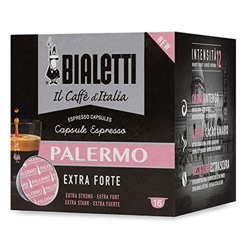 48 Capsule Caffè Bialetti Caffè D'Italia Palermo (Gusto Extra Forte)