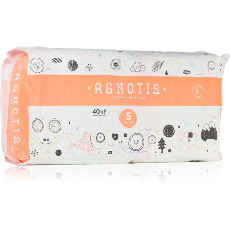 Agnotis Baby Diapers No 5 Pannolino Monouso 11-25 Kg 40 Pz