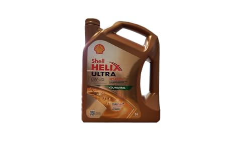 Shell Helix Ultra Ect C2 C3 0 W30 Olio Motore 550042371, Gold, 5