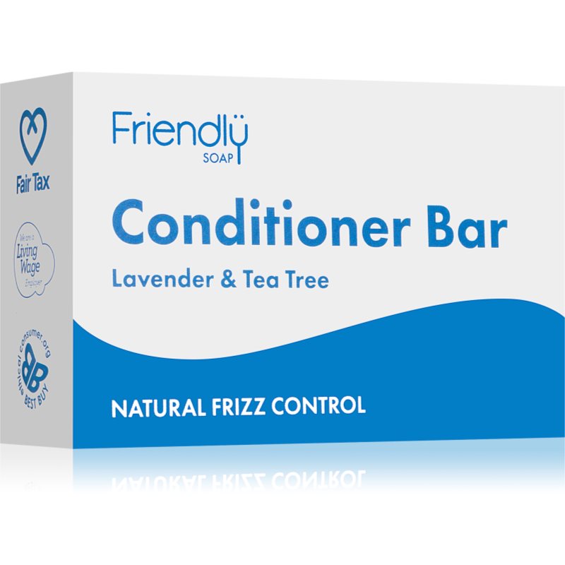 Friendly Soap Conditioner Bar Lavender & Tea Tree Balsamo Naturale Per Capelli 95 G