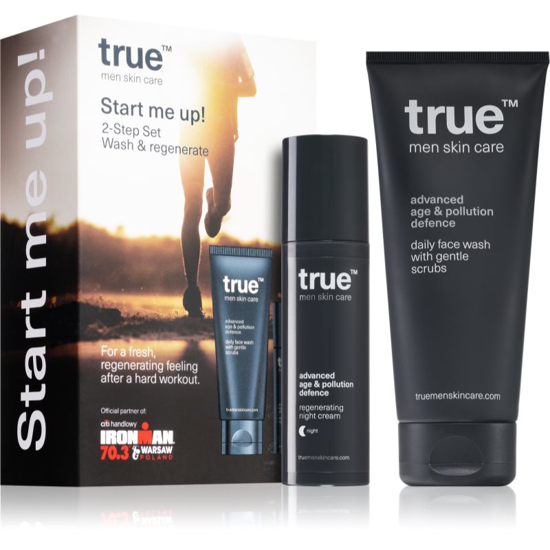 True Men Skin Care Start Me Up! Kit Per La Cura Del Viso Per Uomo