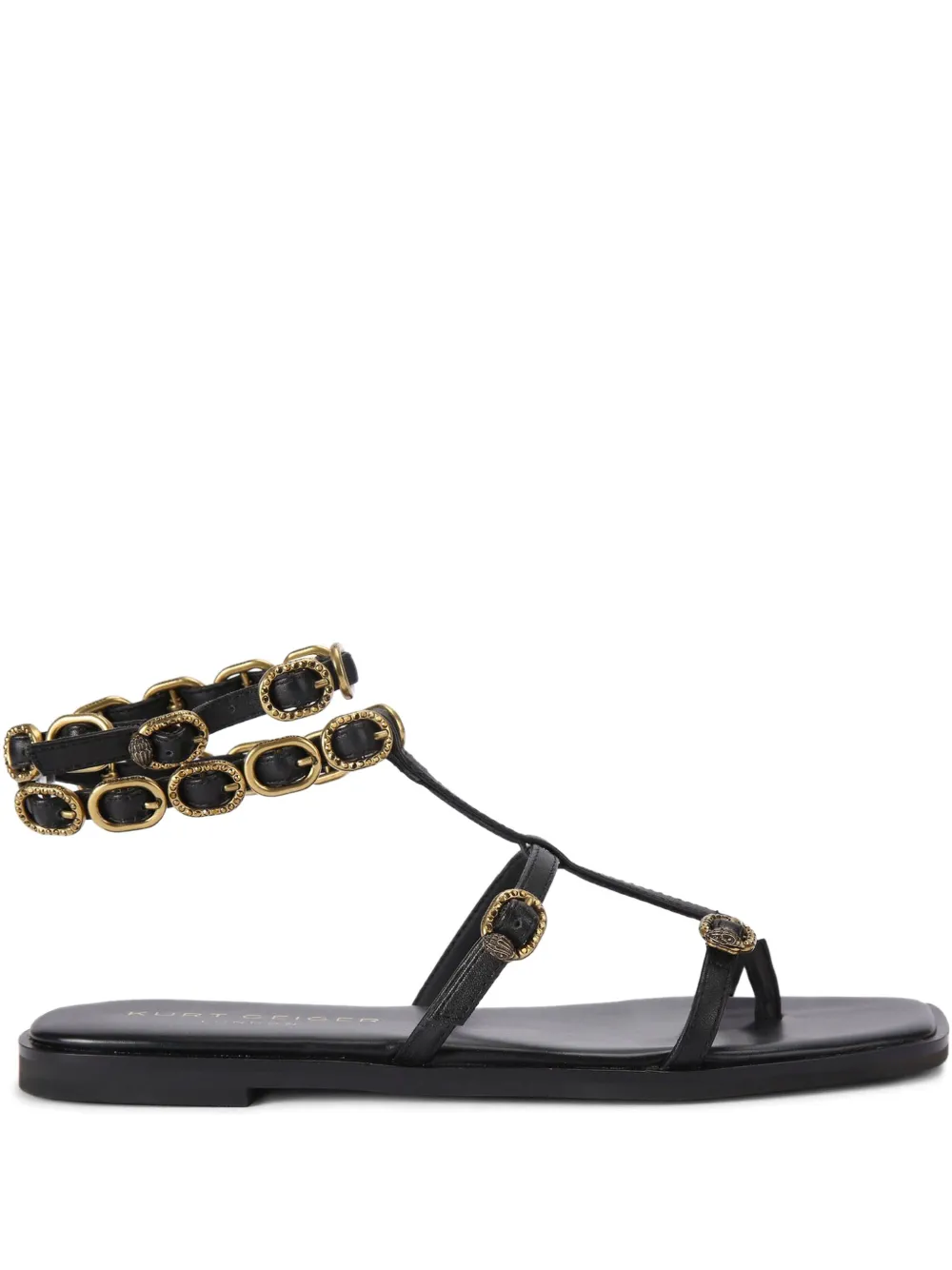 Kurt Geiger London Gladiator flat sandals - Nero