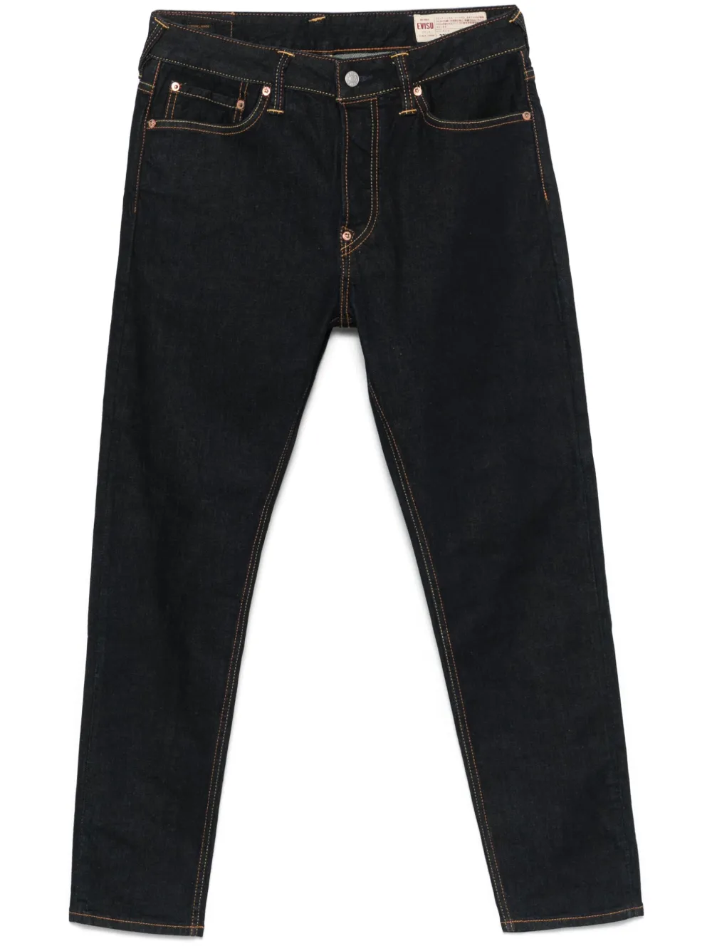 EVISU seagull-printed jeans - Blu
