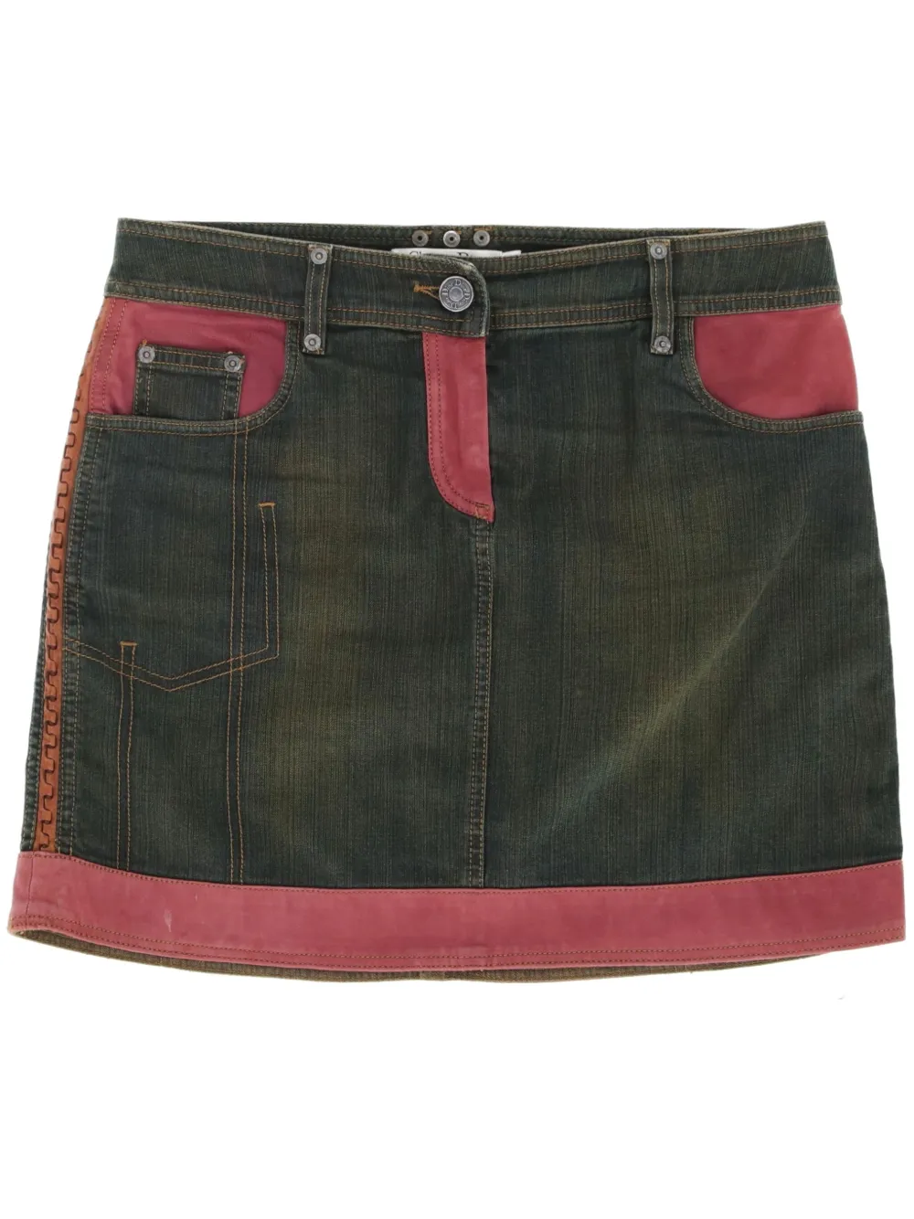 Christian Dior Pre-Owned 2000s denim skirt - Grigio