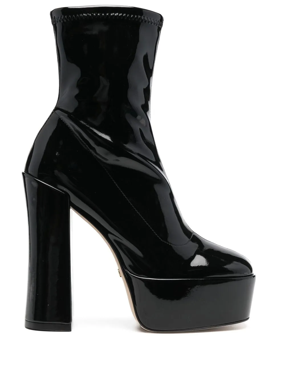Stuart Weitzman Stivali Skyhigh con suola rialzata 145mm - Nero