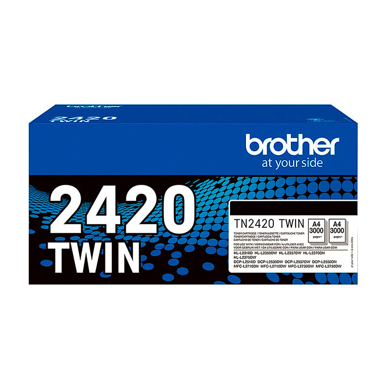 Brother tn-2420 twin pack - toner originale - confezione 2pz
