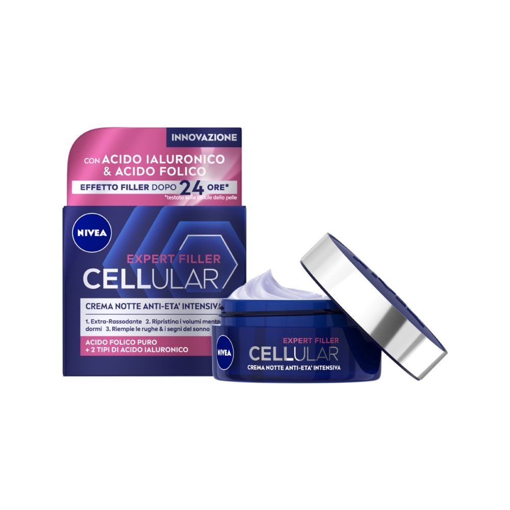 Nivea Cellular Expert Filler Crema Notte Anti-Età Intensiva SPF15 50 m