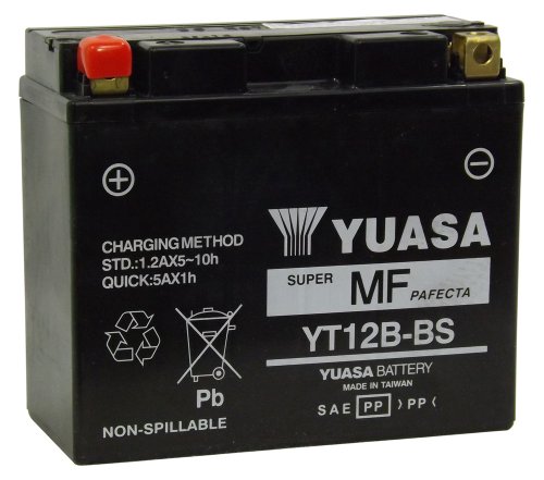 Yuasa 065110Wc Batteria Yt12B, Sigillata Attivata, 12V/10Ah