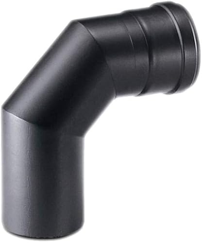Zinco Group Curva 90° Linea Pellets - Nero - Stufa Pellet - Curva Scarico Fumi Acciaio Ferroso (, D 80 Mm Raggio110)