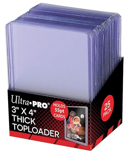 Ultra Pro Topload 3 X 4 Pollici – Thicker Cards 55Pt – 25 Pezzi