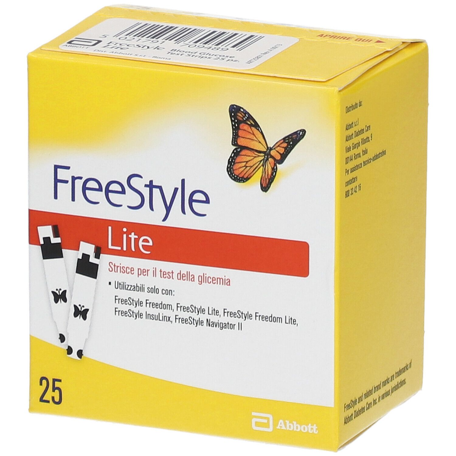 Freestyle® Lite 25 pz Strisce reattive