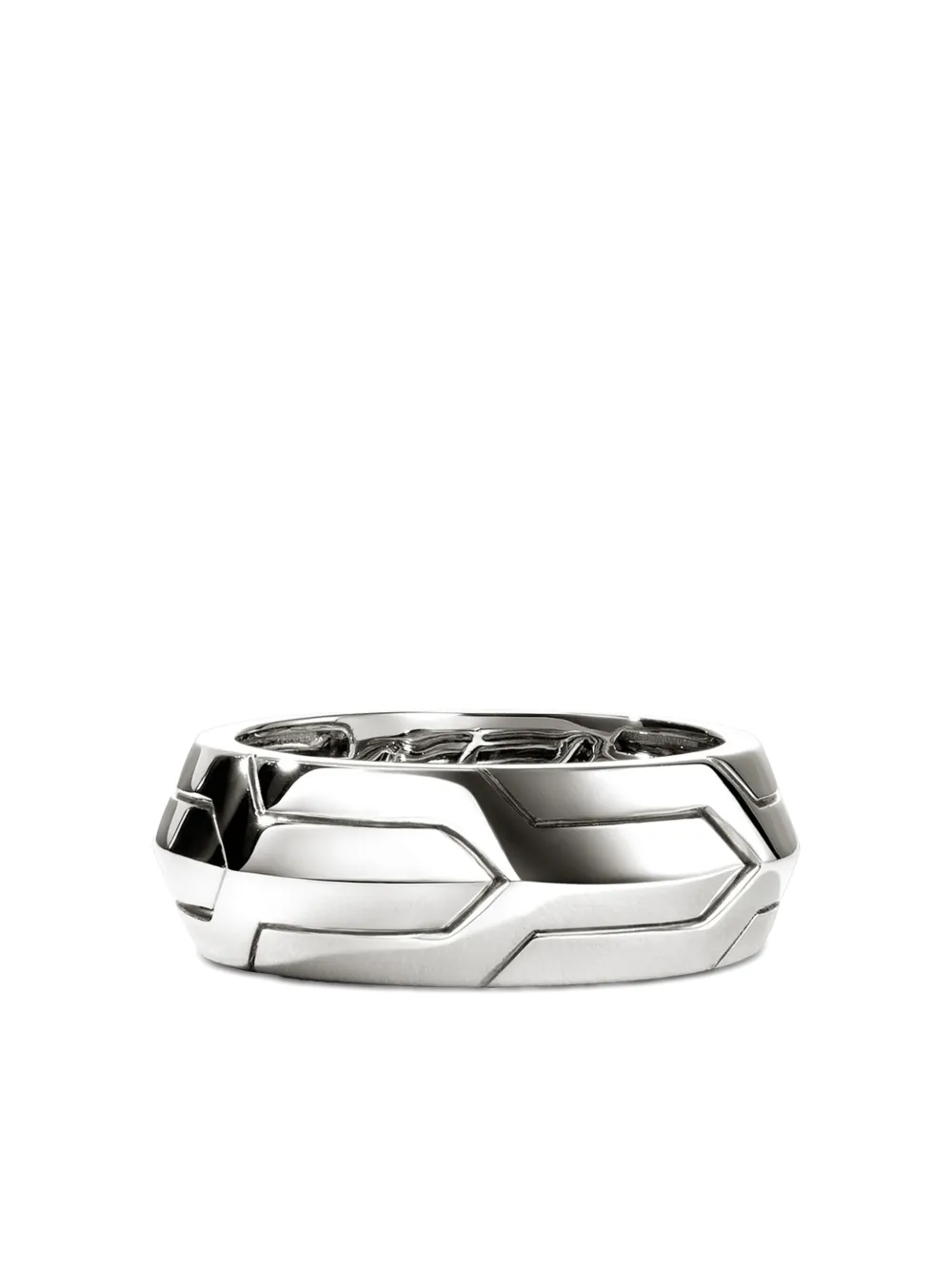 John Hardy sterling-silver Icon 50 ring - Argento