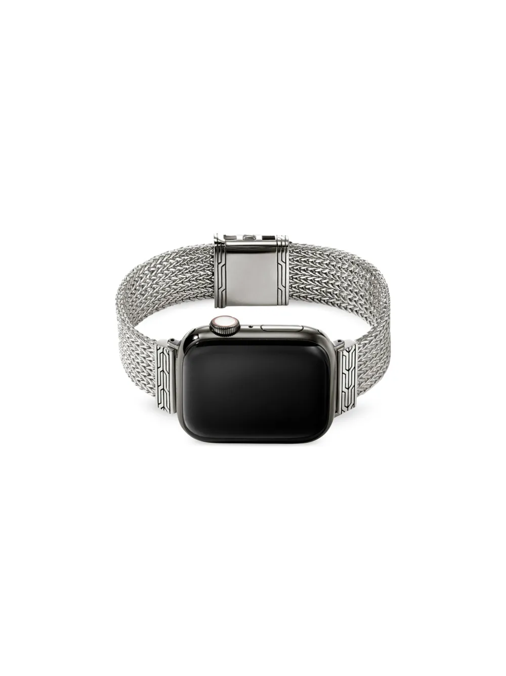 John Hardy sterling silver smartwatch strap (18mm) - Argento