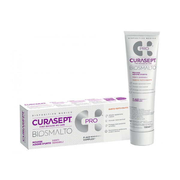 Curasept Biosmalto Dentifricio Mousse Sensibili 50ml