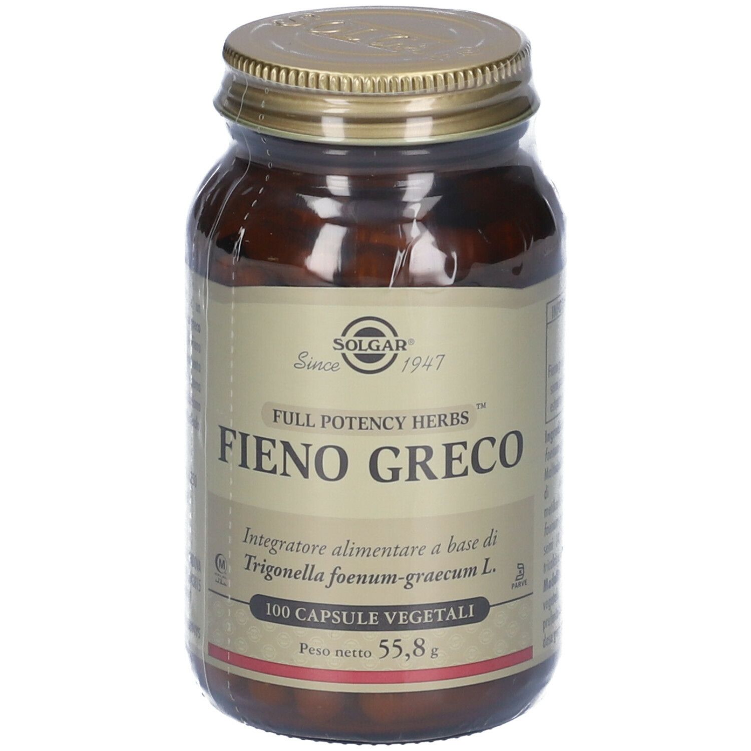 SOLGAR® Fieno Greco 100 pz Capsule morbide
