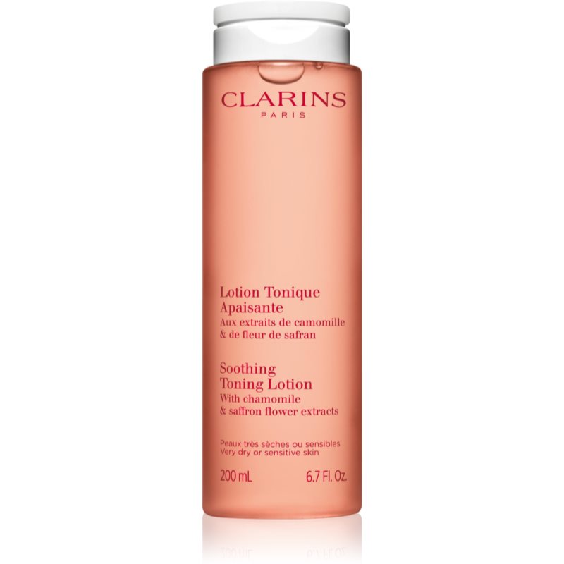 Clarins Cleansing Soothing Toning Lotion Lozione Detergente E Calmante Per Pelli Sensibili E Secche 200 Ml