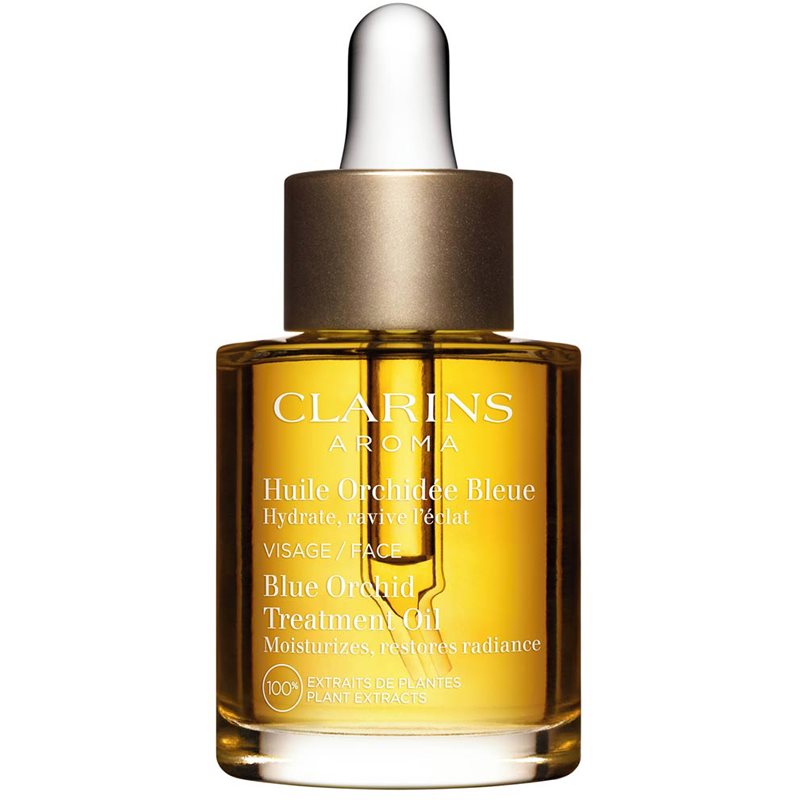 Clarins Blue Orchid Treatment Oil Olio Antiossidante Giorno E Notte Viso Effetto Idratante 30 Ml