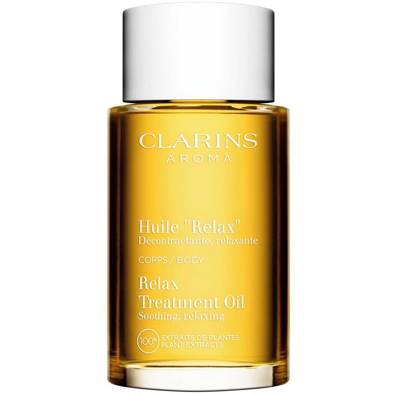 Clarins Relax Body Treatment Oil Olio Lenitivo E Rigenerante Per Tutti I Tipi Di Pelle 100 Ml
