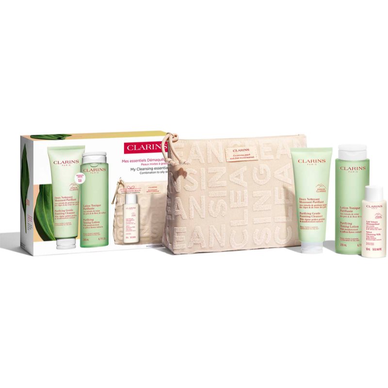Clarins Cleansing Essentials Combination To Oily Skin Confezione Regalo Per Pelli Miste E Grasse