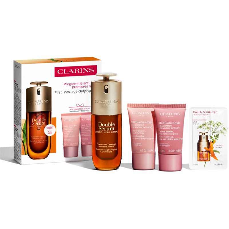 Clarins Double Serum & Multi-Active Confezione Regalo Per Tutti I Tipi Di Pelle