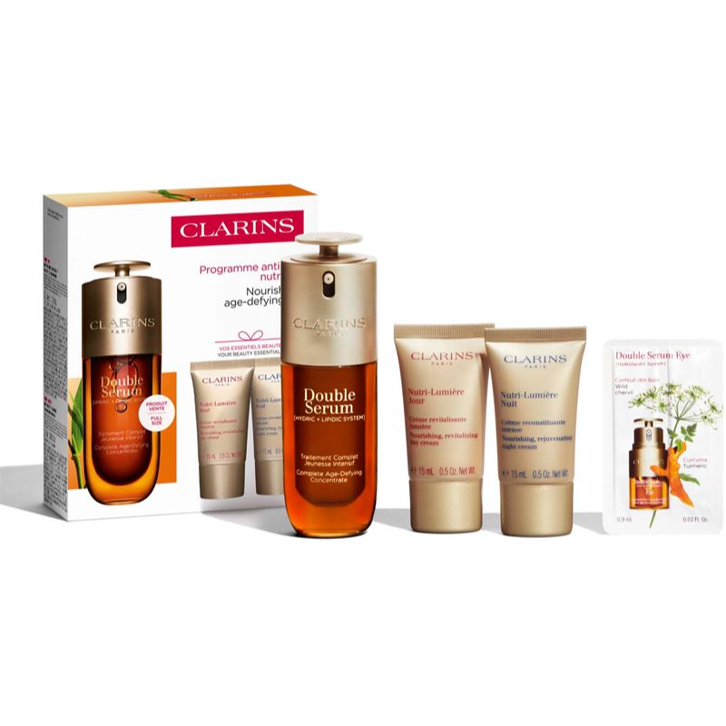 Clarins Double Serum & Nutri-Lumière Collection Confezione Regalo Per Pelli Mature