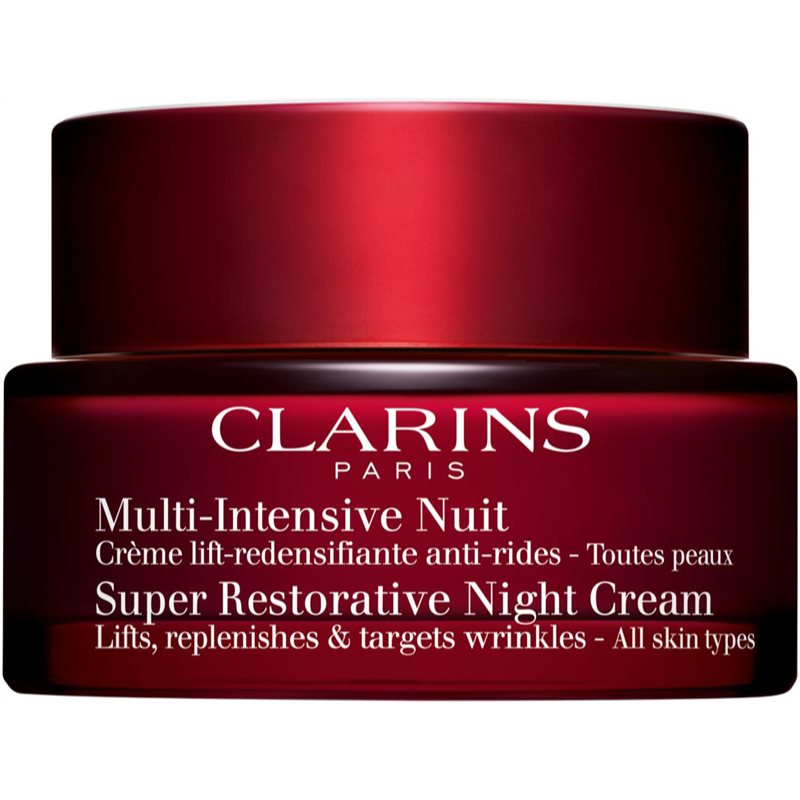 Clarins Super Restorative Night Cream Crema Notte Per Tutti I Tipi Di Pelle 50 Ml